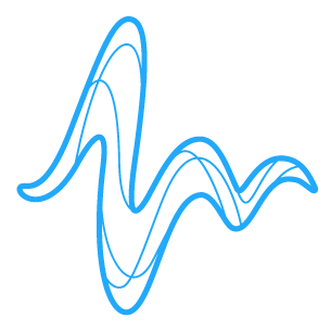 Levinology Wave Icon - Line Art